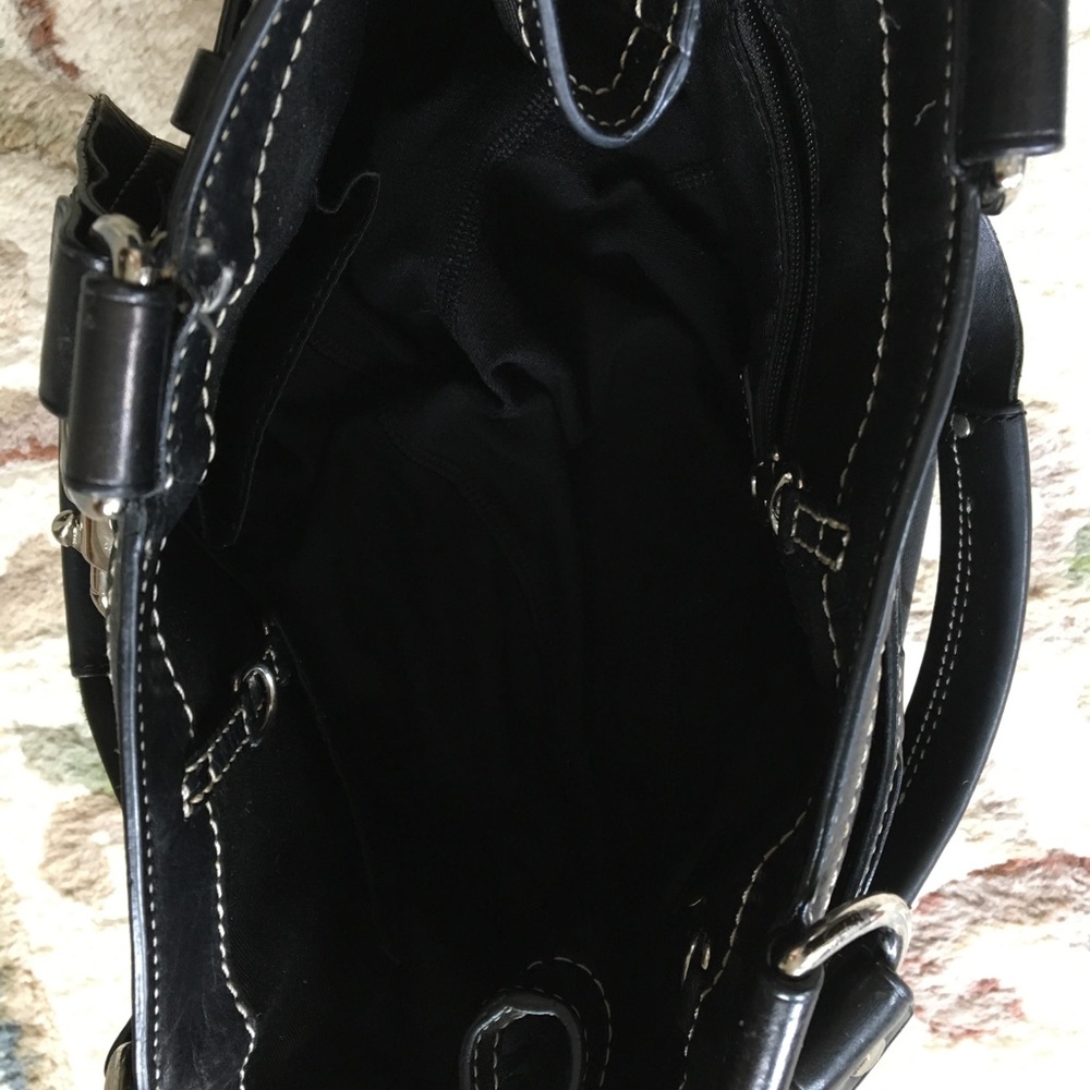 Coach Hampton Signature Python Stripe Bag - image 6